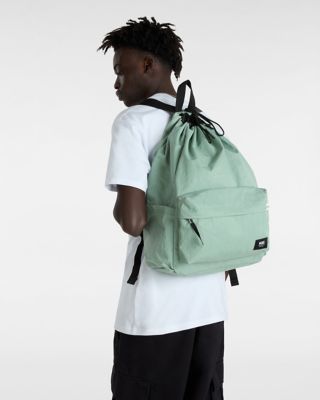 Mint green online vans backpack