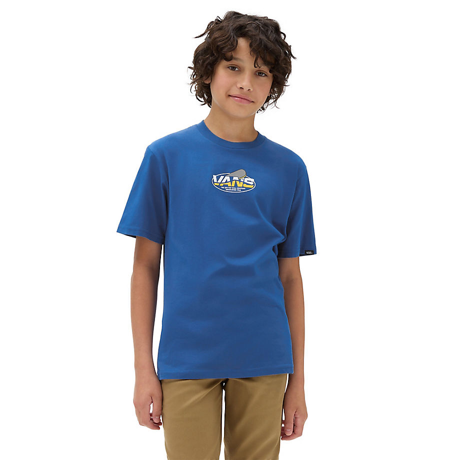Vans Boys Sk8 Shape T-shirt (8-14 Years) (trbl) Boys Blue