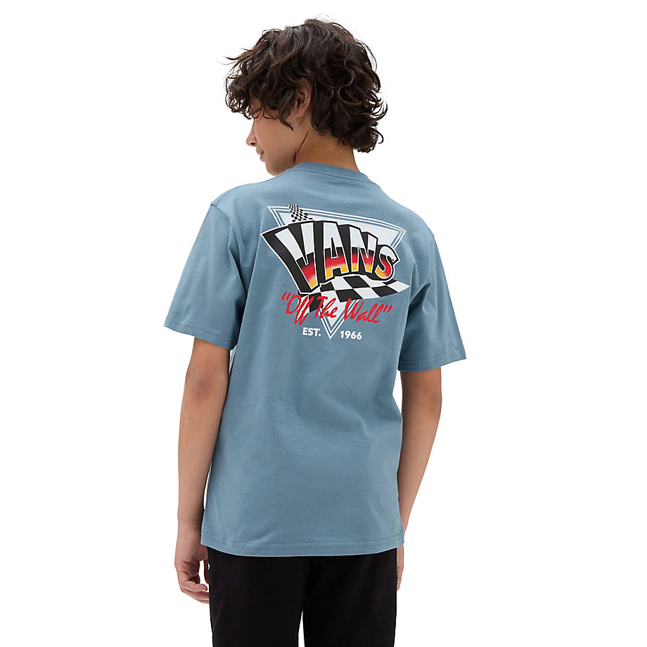 Vans Boys Hole Shot T-shirt (8-14 Years) (bluestone) Boys Blue