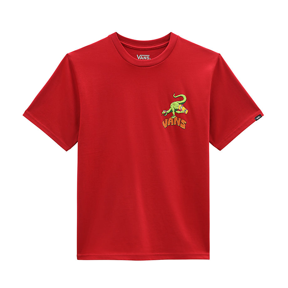 Vans Boys Dino Egg Plant T-shirt (8-14 Years) (chili Pepper) Boys Red