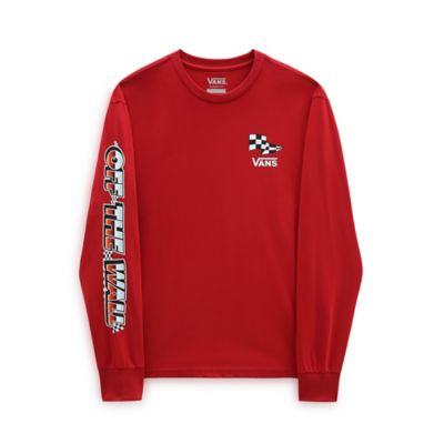 Vans red sales long sleeve