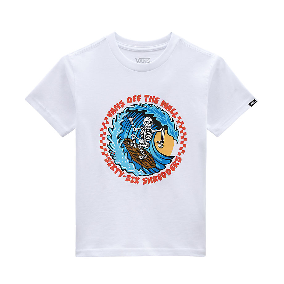 Vans 66 Shredders T-shirt Für Kleinkinder (2-8 Jahre) (weiß) Little Kids Weiß