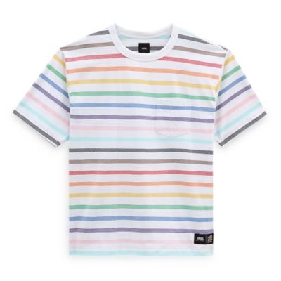 2023 Pride Stripe Knit T-Shirt | Vans