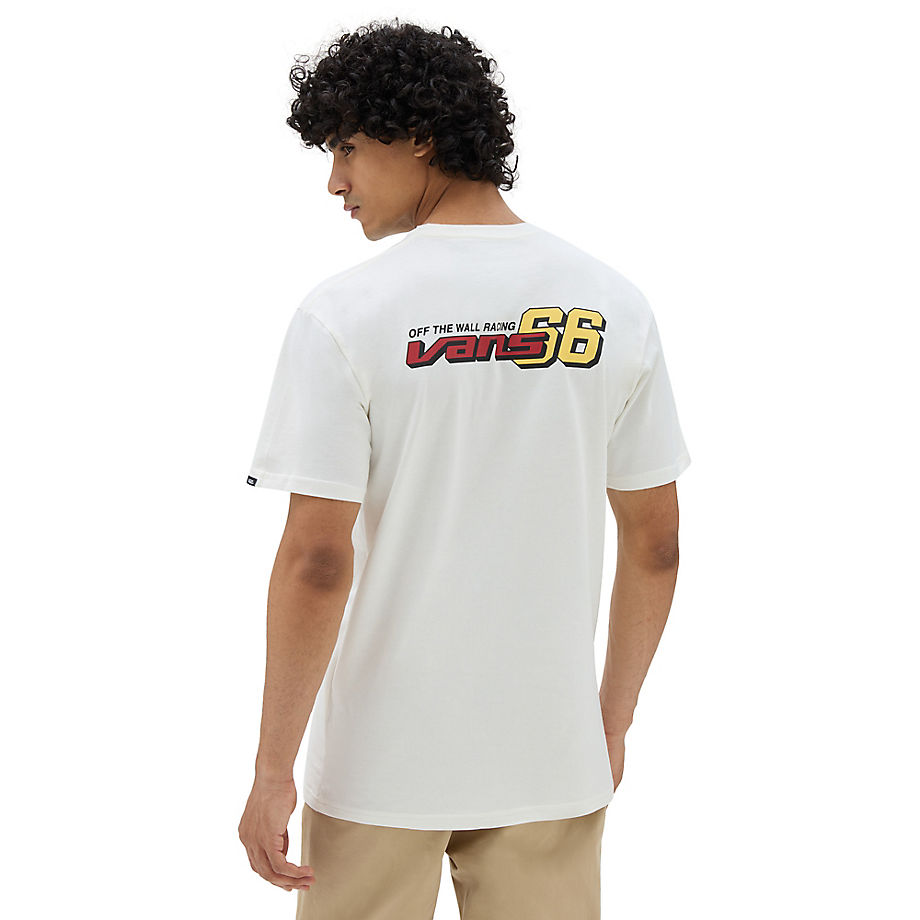 Vans 66 Racing Logo T-shirt (marshmallow) Men White