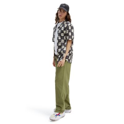 Vans pants store kids Green