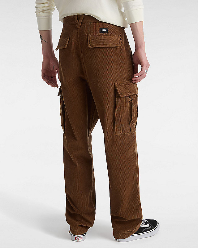 Service Cargo Corduroy Loose Tapered Trousers 4