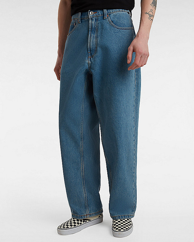 Check-5 Baggy Denim Trousers | Blue | Vans