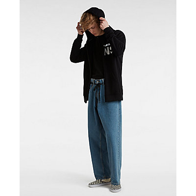 Check-5 Baggy Denim Trousers 6