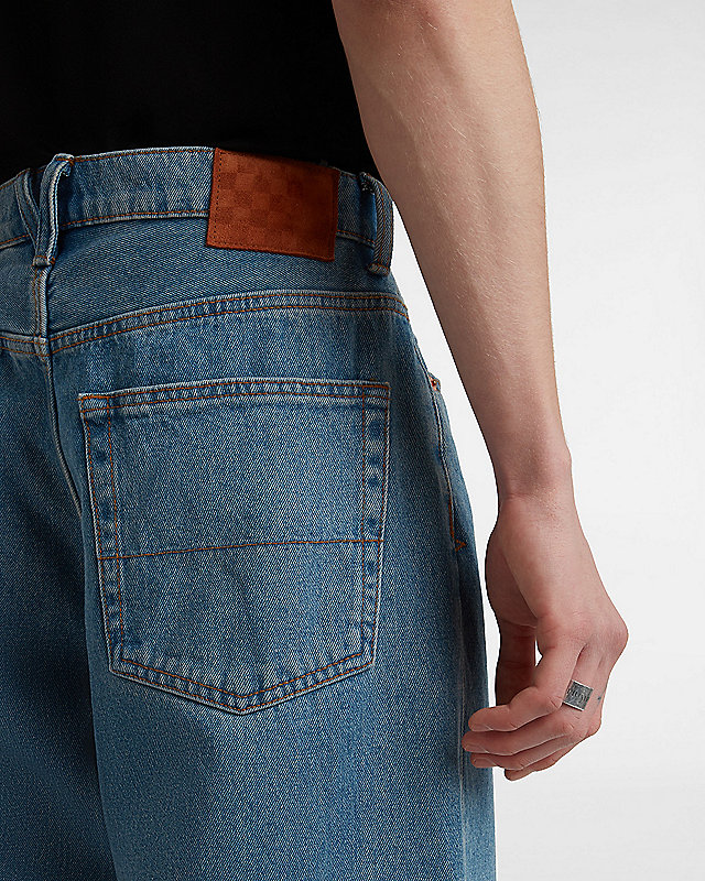 Check-5 Baggy Denim Trousers 8