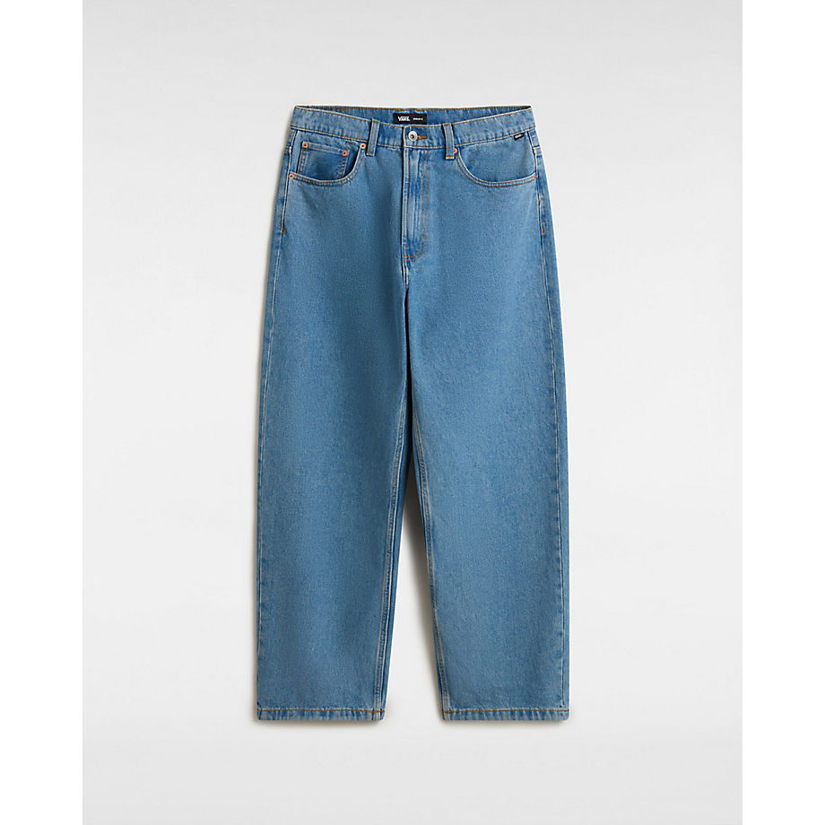 Vans Spodnie Jeansowe Check-5 Baggy (stonewash/blue) Mezczyzni Niebieski