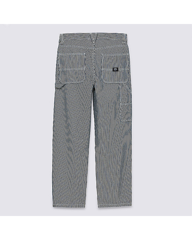 Drill Chore Loose Tapered Carpenter Hickory Stripe Trousers 6
