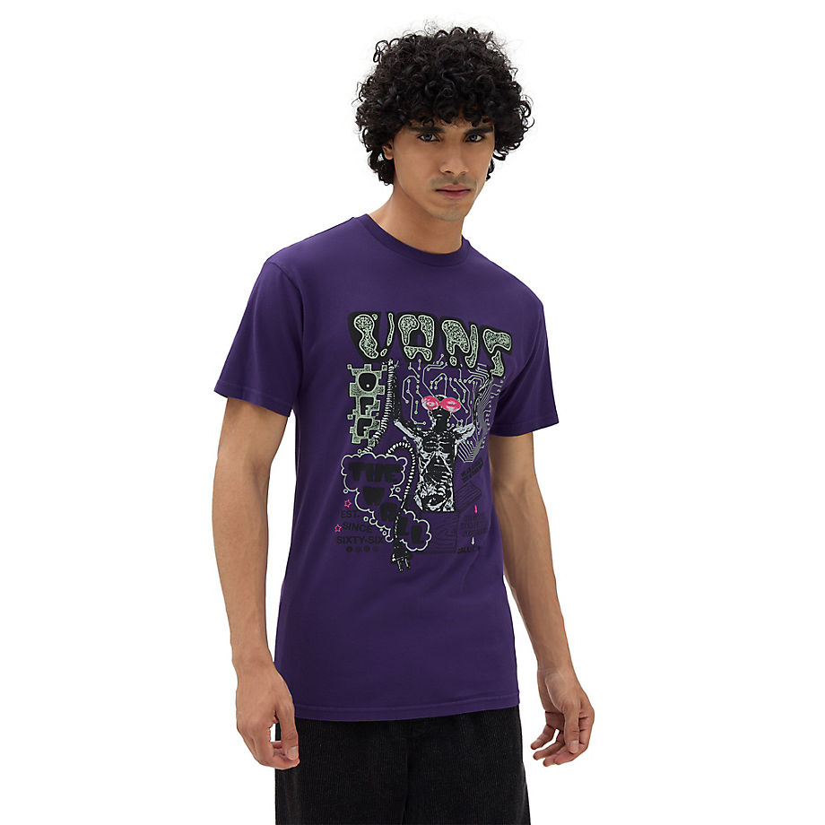 Vans Matrix Fly Vintage T-shirt (violet Indigo) Men Purple