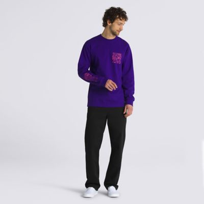 Vans t deals shirt mens purple