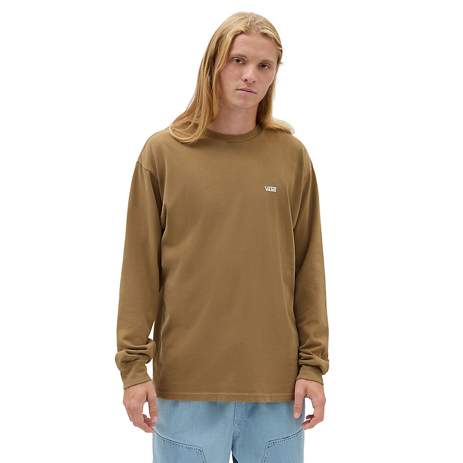 Vans Comfycush Long Sleeve T-shirt (kangaroo) Men Brown