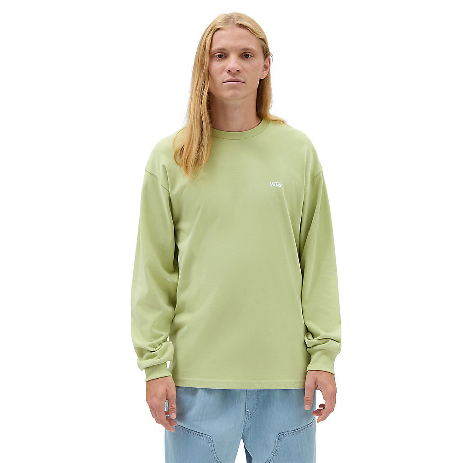Vans Comfycush Long Sleeve T-shirt (winter Pear) Men Green