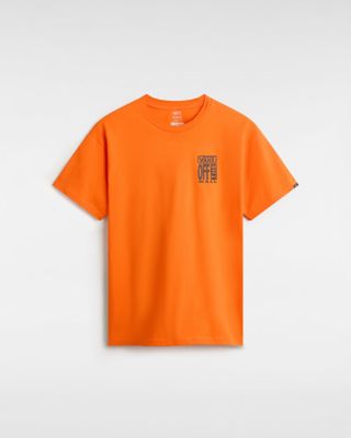 Vans T-shirt Ave (flame) Mezczyzni Pomara?czowy