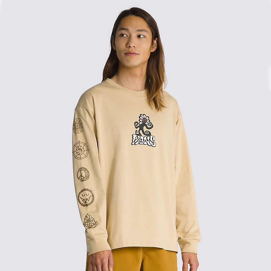 Vans Off The Wall Skate Classics Long Sleeve T-shirt(taos Taupe)