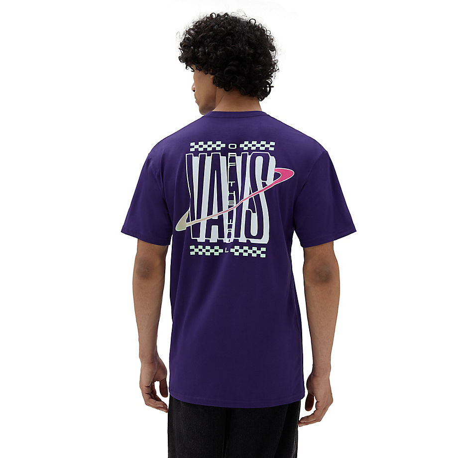 Vans Ringed Logo T-shirt (violet Indigo) Men Purple