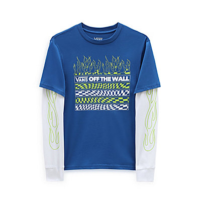 Boys Neon Flames Twofer T-Shirt (8-14 Years) 5
