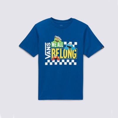 Vans t deals shirt kids Blue