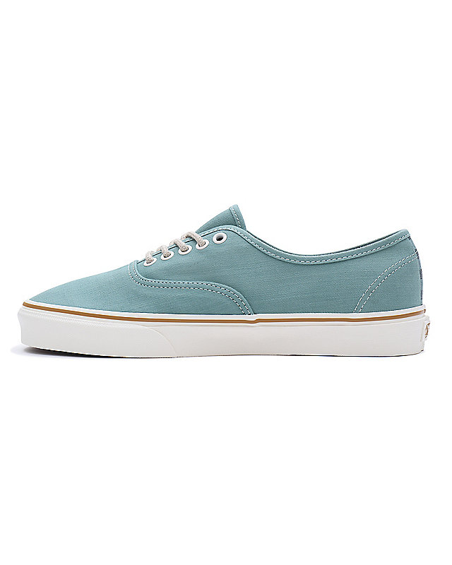 Authentic Embroidered Check Shoes | Green | Vans