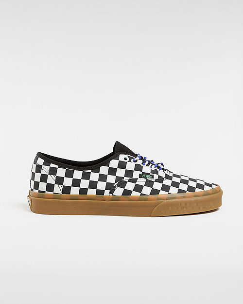 Vans Chaussures Authentic (checkerboard Black/white) Unisex Noir