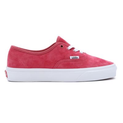 Vans rouge store en daim