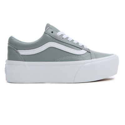 Old school hot sale gray vans