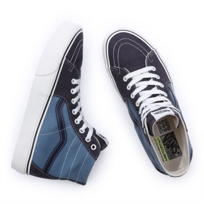 Navy blue cheap vans low top