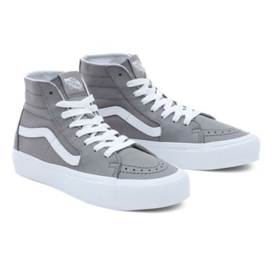 Light grey vans high tops sale