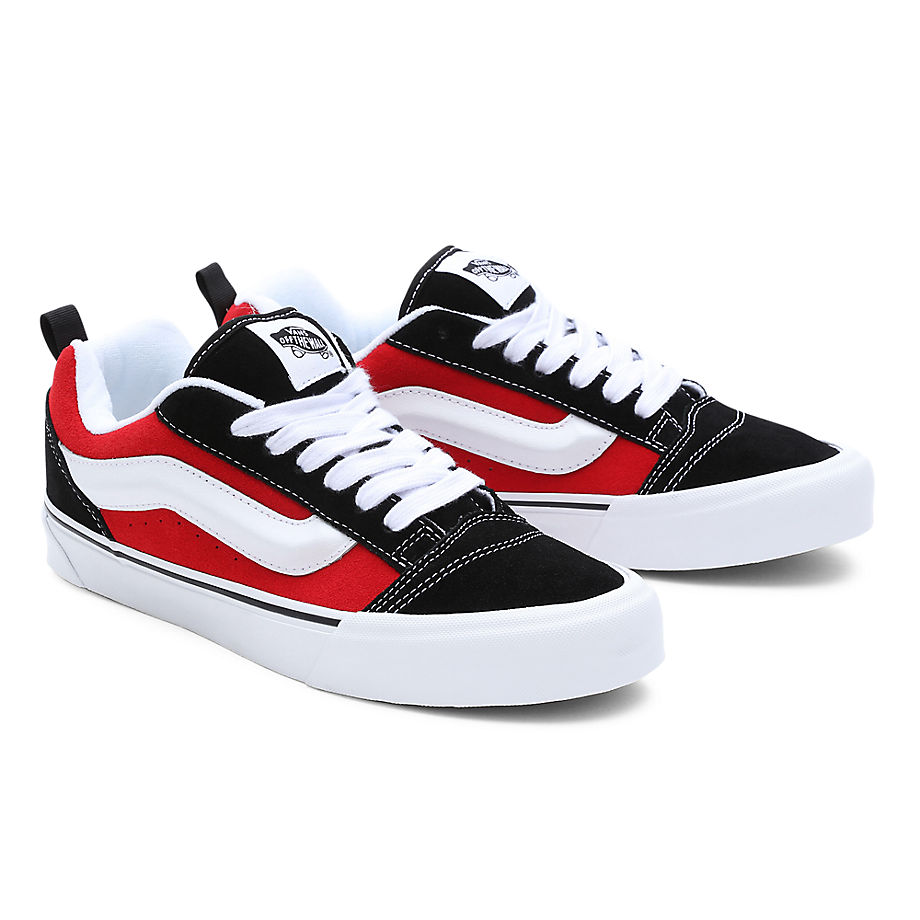 Vans Knu Skool Shoe(red/true White)
