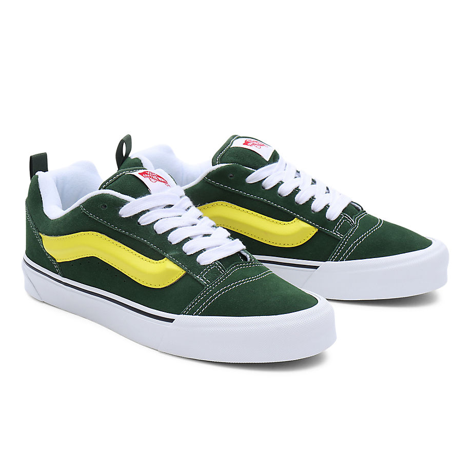 Vans Knu Skool Shoes (green/true Whit) Men