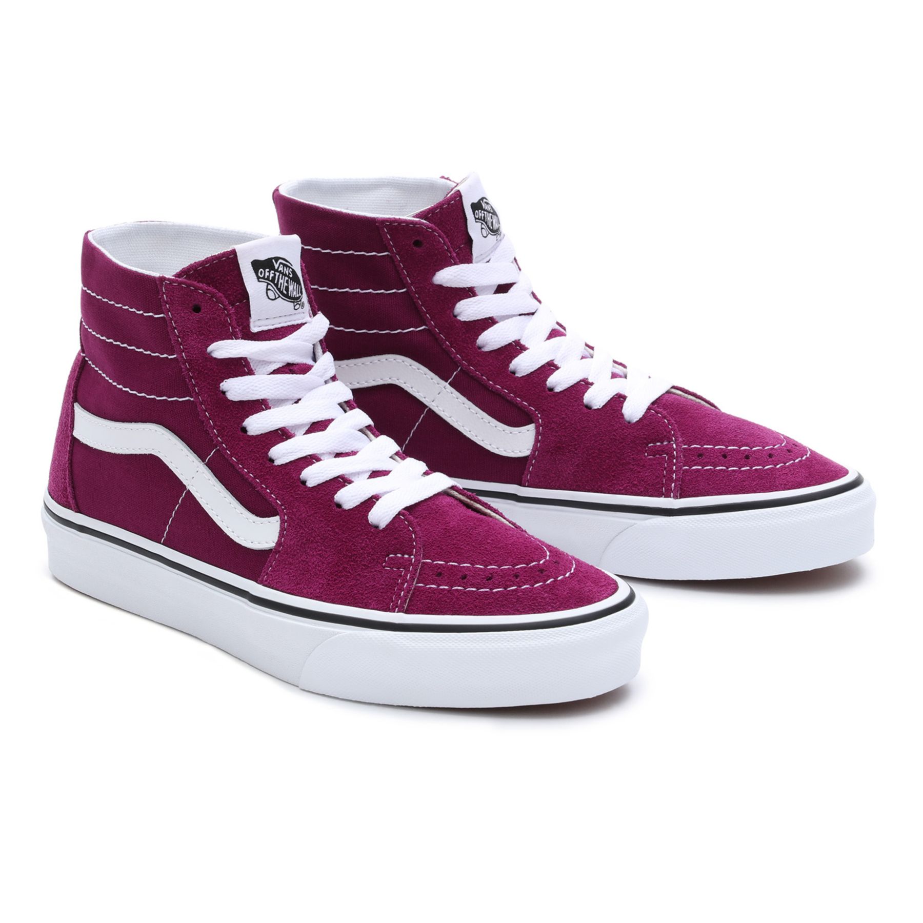 All purple on sale high top vans