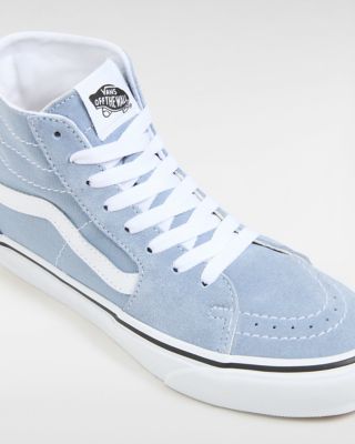 Light blue vans clearance womens