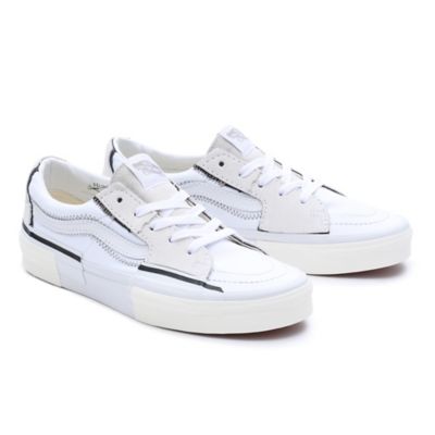 Vans blanco sale