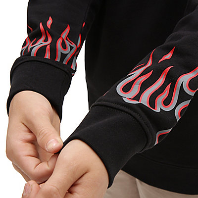 Vans x Thrasher Kids Flame sweatshirt met ronde hals voor jongens (8-14 jaar)