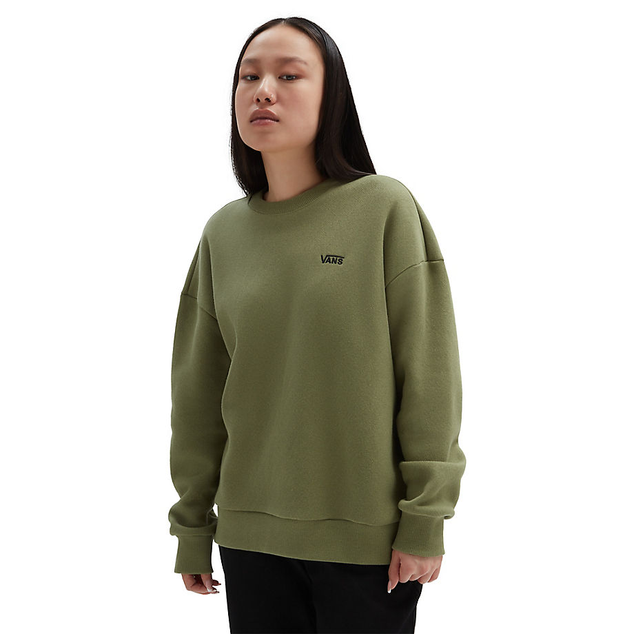 Vans Comfycush Essential Crew Sweatshirt (loden Green) Damen Grün
