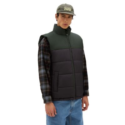 Norris MTE-1 Puffer Vest | Black, Green | Vans