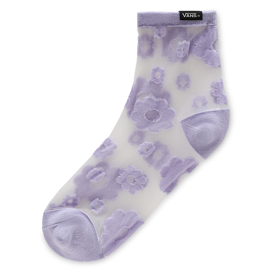 Vans Fairlands Sheer Socks (1 Pair) (sweet Lavender) Women Purple