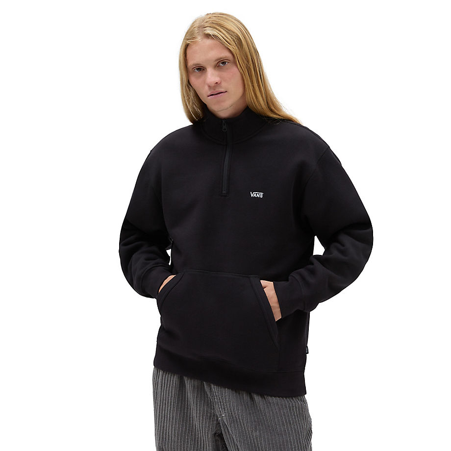 Vans Comfycush Quarter Zip Sweatshirt (black) Herren Schwarz