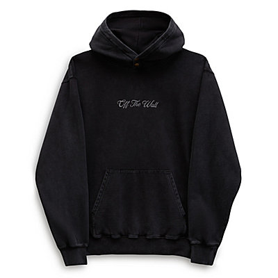 Scripted Double Snap Loose Pullover Hoodie 5