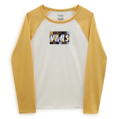 Vans long best sale sleeve yellow