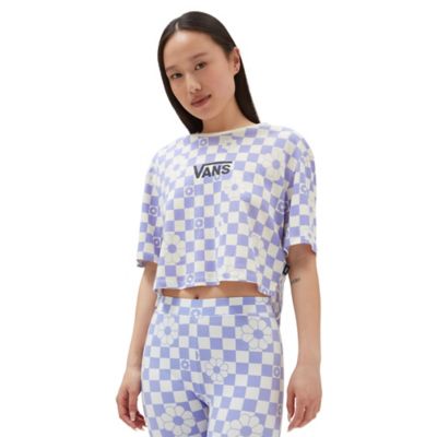 Vans checkerboard sale crop top