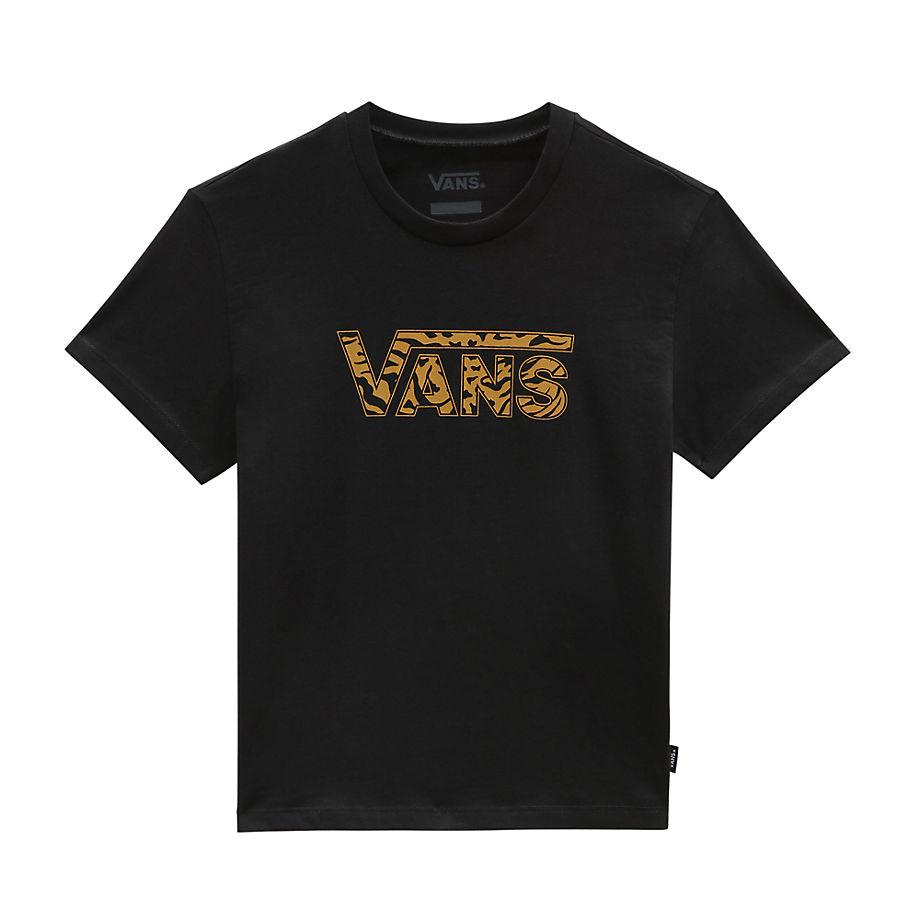 Vans Girls Animash Crew T-shirt (8-14 Years) (black) Girls Black