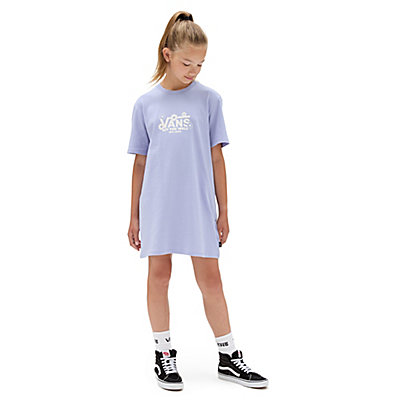 Girls Floral Check Daisy Tee dress (8-14 Years) 2