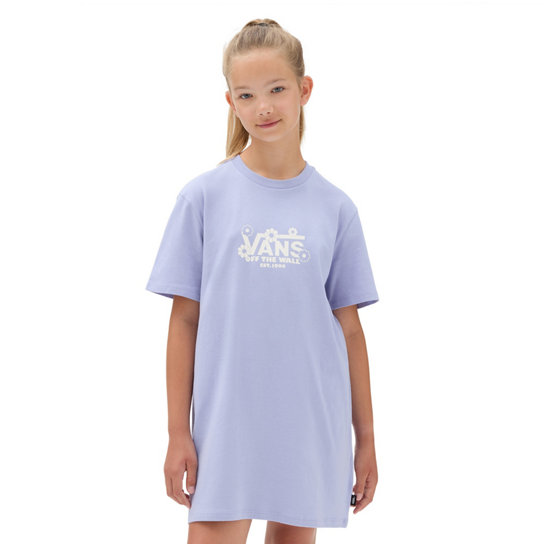 Girls Floral Check Daisy Tee dress (8-14 Years) | Vans