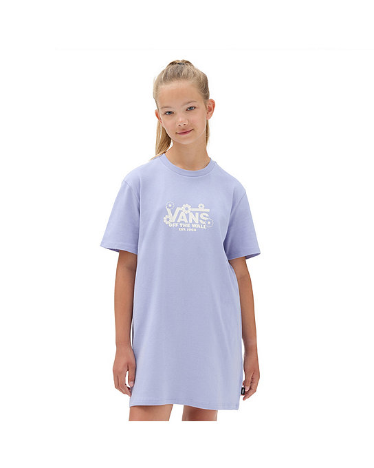 Mädchen Floral Check Daisy T-Shirt-Kleid (8-14 Jahre) | Vans