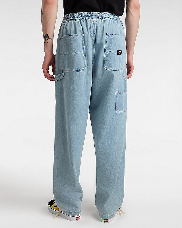 Pantalones Range de corte holgado, tiro caído y pernera cónica con cinturilla elástica 4