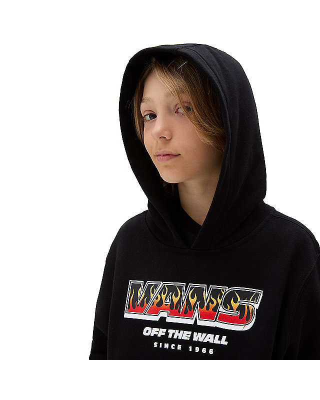 Boys Up In Flames Pullover Hoodie (8-14 Years) 4