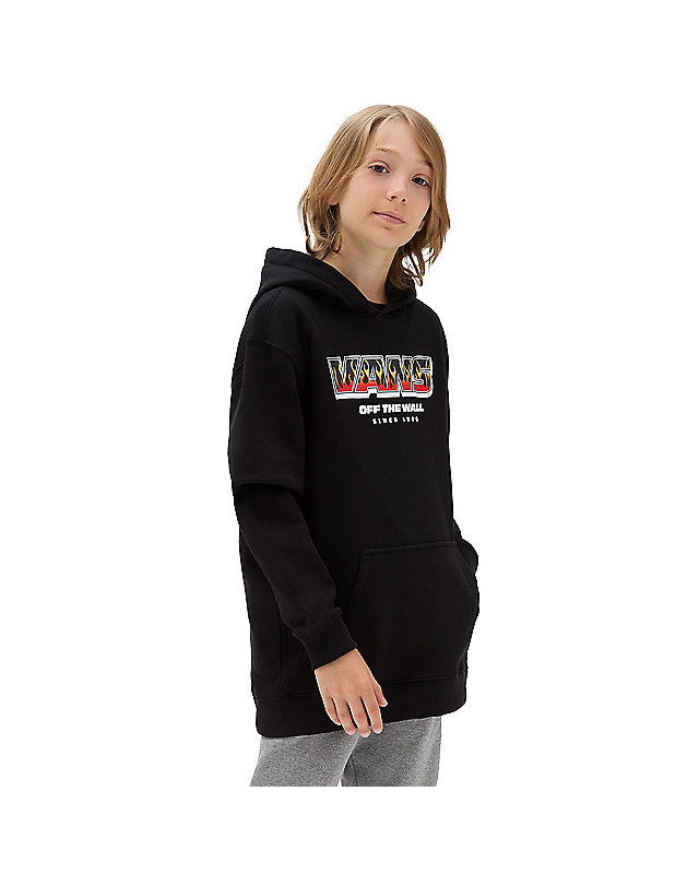 Boys Up In Flames Pullover Hoodie (8-14 Years) 1